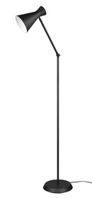 Piantana da Interno Attacco E27 in Metallo Nero Opaco