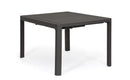 Tavolo Allungabile da Giardino 149x97/149x77.5 cm in Alluminio Kiplin Antracite