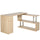 Scrivania da Ufficio ad Angolo Porta PC 140x107x74,6 cm in Legno  Rovere