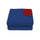 Trapuntino Doubleface 100gr Royal\/Rosso Varie Misure