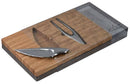 Tagliere in Legno di Bamboo con Posate per Carne