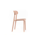 Set 4 Sedie 48x52xH77,5 cm in Polipropilene Cindy Rosa antico