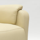 Poltrona Relax Reclinabile Manuale 75x95x103 cm in Similpelle Beige