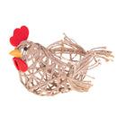 Set 6 Galline Decorative Contenitori 17x9x12 cm 
