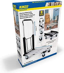 Carrello Portapacchi Pieghevole Portatutto 4 Ruote a Pianale Portata 150Kg Kinzo