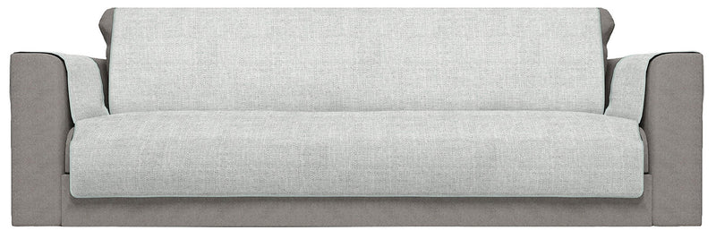 Copridivano con Copri Braccioli in Poliestere Grigio Varie Misure