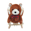 Cavallo a Dondolo in Legno Orso per Bambini Marrone 