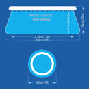 Piscina Fuori Terra Gonfiabile Autoportante Rotonda 300x76cm Jilong Blu