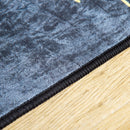 Tappeto Moderno per Interni 200x140 cm in Poliestere Effetto Vellutato Piume