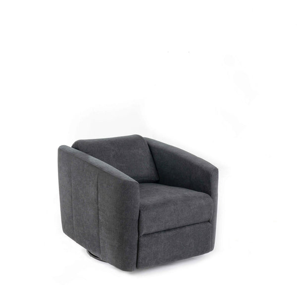 Poltrona Reclinabile Manuale 85/140x70xH69/96 cm in Tessuto Magic Grigio Scuro online