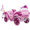 Carrozza Elettrica per Bambine 132x72x87 cm 7,2V con Licenza Disney Princess