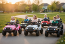 Macchina Elettrica per Bambini 12V Toyota Cruiser Bianca