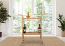 Carrello Panama 2 Ripiani 83x46x87,5 cm in Rattan