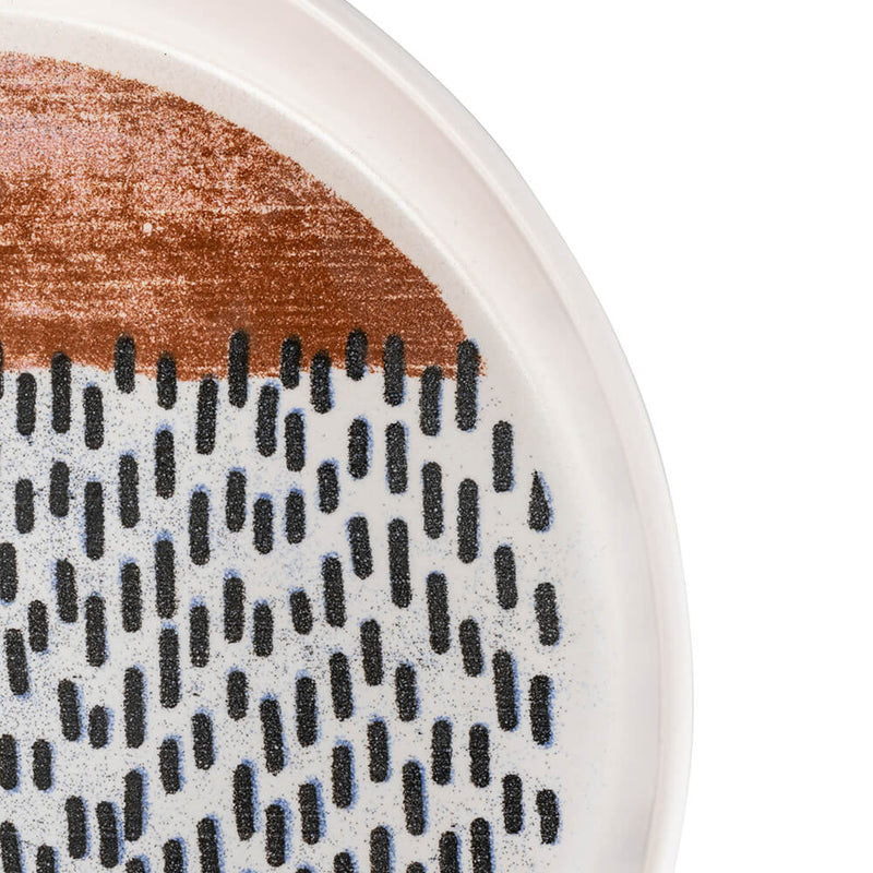 Set 4 Piatti Fondi Ø21x6 cm  in Ceramica VdE Tivoli 1996 Switch