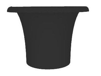 acquista Vaso Ø72x50 cm in Resina Arkema Tummy Vase Antracite