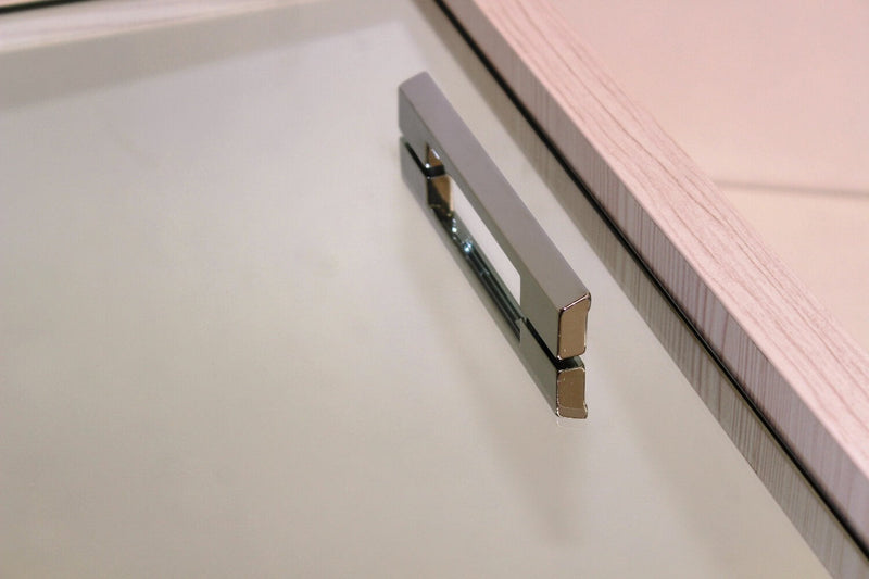 Specchiera 2 Ante in Melaminico 130x18x47,5cm TFT Giava Wengè Specchio