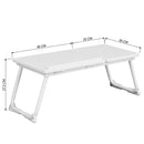 Tavolino Vassoio Pieghevole da Letto Divano 65x30 cm per Notebook PC Laptop