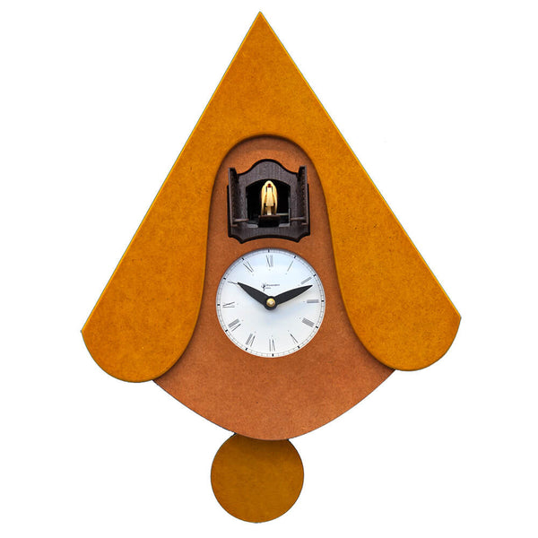 Orologio a Cucù da Parete 30X34X10Cm Pirondini Italia New W Giallo prezzo