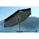 Ombrellone da Giardino Ø2 m Palo Ø33 mm in Acciaio Maffei Venezia Duplex Verde/Bianco e Verde