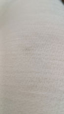 Divano modulare 3 Posti 260x106x82 cm con Seduta Ampia e Cuscini in Chenille Crema da Scelta      