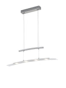 Lampada a Sospensione da Interno a LED in Metallo Nickel Opaco