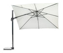 Ombrellone Decentrato da Giardino 3x3m California in Alluminio e Poliestere Ecrù