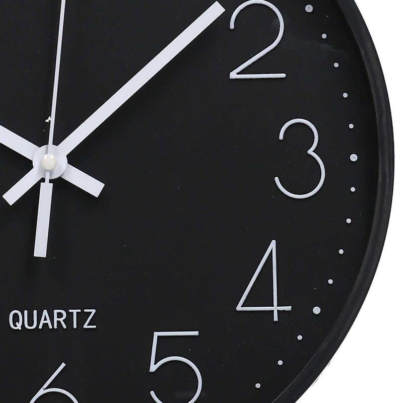 Orologio da Parete Ø30 cm in Plastica Nero