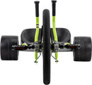Green Machine Triciclo Go Kart a Pedalata Muscolare 20’’ con Leve Nero e Verde 