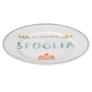 Set 4 Piattini Dolce Ø19x1,5 cm in New Bone China VdE Tivoli 1996 Le Travisate Bianco