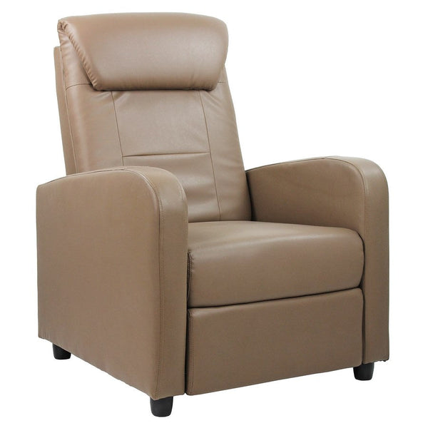 prezzo Poltrona Relax Reclinabile Manuale in Similpelle Marta Visone