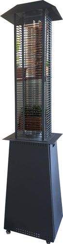 Stufa da Esterno Fungo a Pellet Pirolitico 14 kW in Acciaio Vannini Iris Grigia