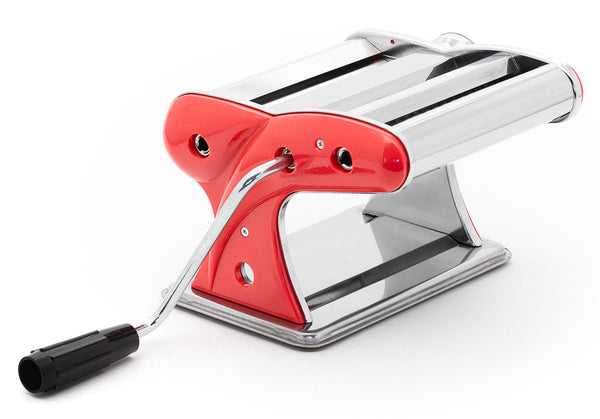online Macchina per Pasta Manuale con Inserti Collection Acciaio/Rosso