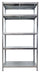 Scaffale in Metallo 5 Ripiani 120x60x195 cm Maciste Zincato