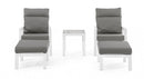 Tavolino 50x50x46h cm Kledi Bianco