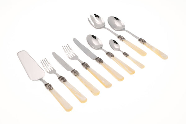 Servizio Set di Posate 75 Pezzi in Acciaio Inox Rivadossi Sandro Elena Avorio prezzo