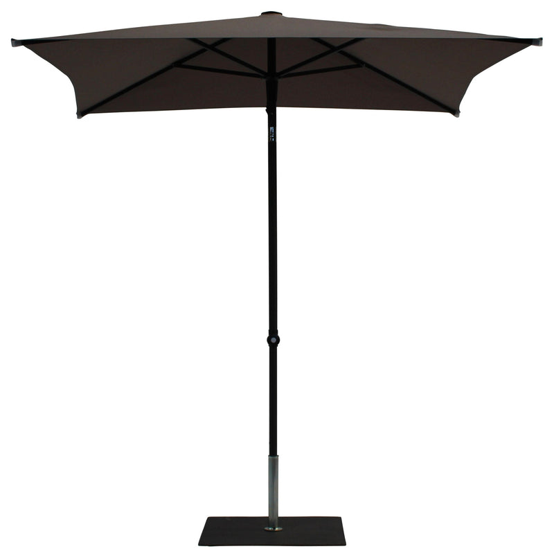 Ombrellone da Giardino 2x2 m Palo Ø38 mm in Alluminio Tessuto Poliestere Trend Taupe