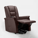 Poltrona Alzapersona Elettrica 1 Motore 68x77x109 cmin Similpelle Marrone