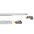 Guide Cassetto con Estrazione Soft 390 mm in Acciaio Emuca Bianco