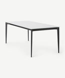 Tavolo Allungabile 190/270x90x76 cm in Vetro Phoenix Bianco