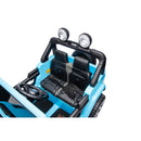 Macchina Elettrica per Bambini Fuoristrada Jeep Wrangler Rubicon 12V con Telecomando Blu