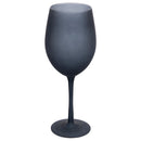 Set 6 Calici Effetto Ghiaccio Happy Hour Stones in Vetro VdE Tivoli 1996 Grigio