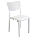 Sedia 44x53xh84 cm in Polipropilene Damla Bianco
