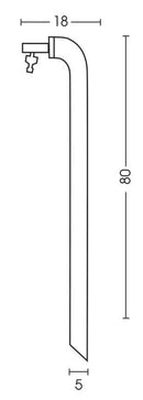 Fontana da Giardino a Cannuccia con Rubinetto Belfer 42/CN Tortora