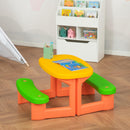 Tavolino Picnic per Bambini 95x73x46 cm in HDPE Multicolore