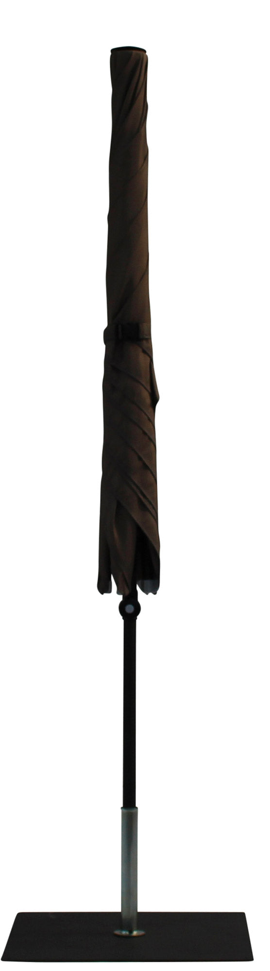 Ombrellone da Giardino 2x2 m Palo Ø38 mm in Alluminio Tessuto Poliestere Trend Taupe