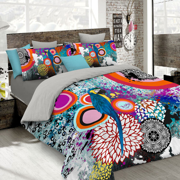 acquista Copripiumino Matrimoniale Stampa sul Sacco e Federe KioLm01