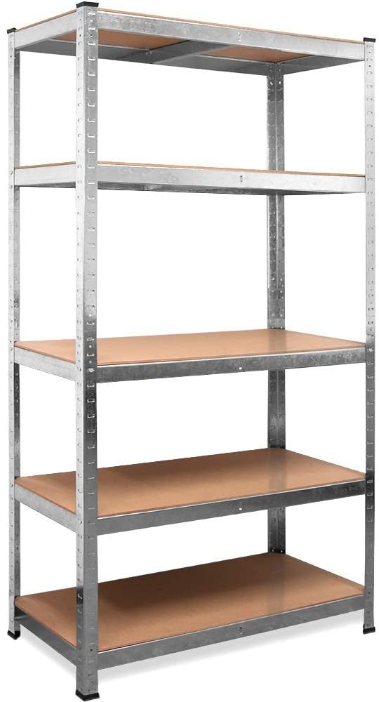 Scaffale Modulare 5 Ripiani in MDF 90x40x180 cm Portata 875 Kg in Metallo Zincato online