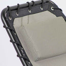 Sdraio chaise longue da Giardino ellittica 175x78x82 cm Twist Ecrù