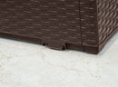 Baule da Esterno Keter Capri 123x53,5x57 cm in Resina Effetto Rattan Marrone