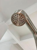 Doccia da Esterno Giardino Miscelatore 20x42x230 cm in Acciaio Inox Sined Cagliari